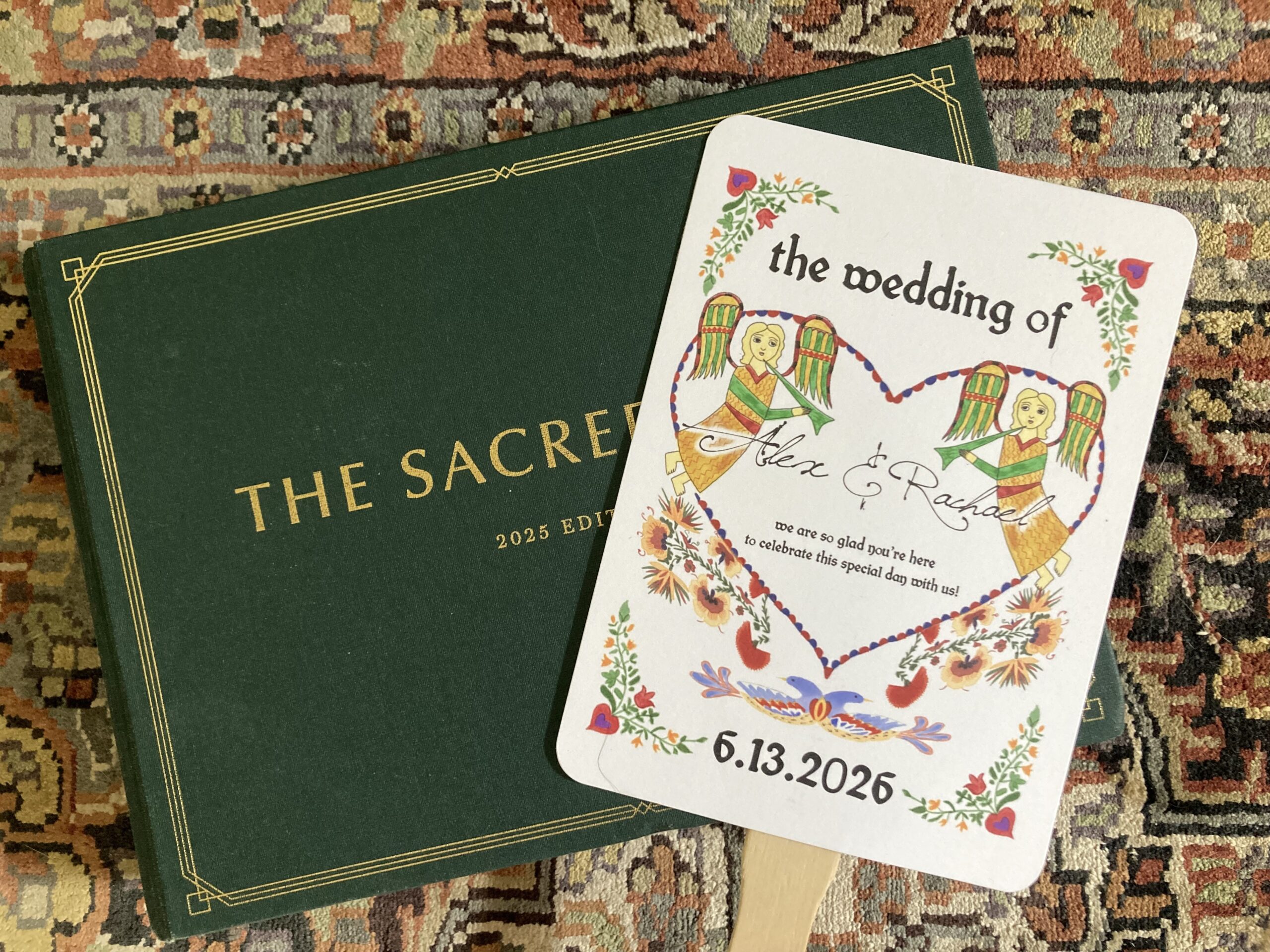 Sacred Harp and decorative fan